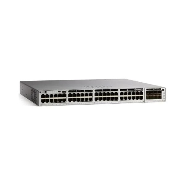 cisco-c9300-48p-e سوئیچ C9300-48P-E, Cisco Catalyst 9300 Switch, 48x1G PoE+/Modular uplinks/Network Essentials - Image 1